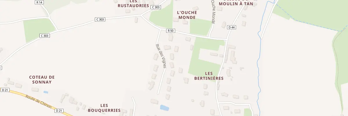 Plan du 3 Rue des Vignes à Cravant-les-Côteaux