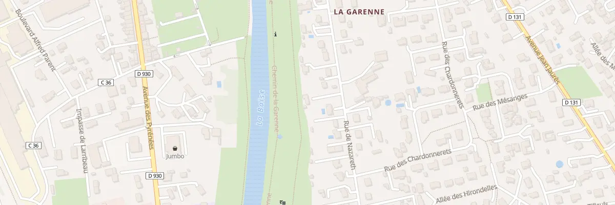 Plan du 46 Rue de Nazareth à Nérac