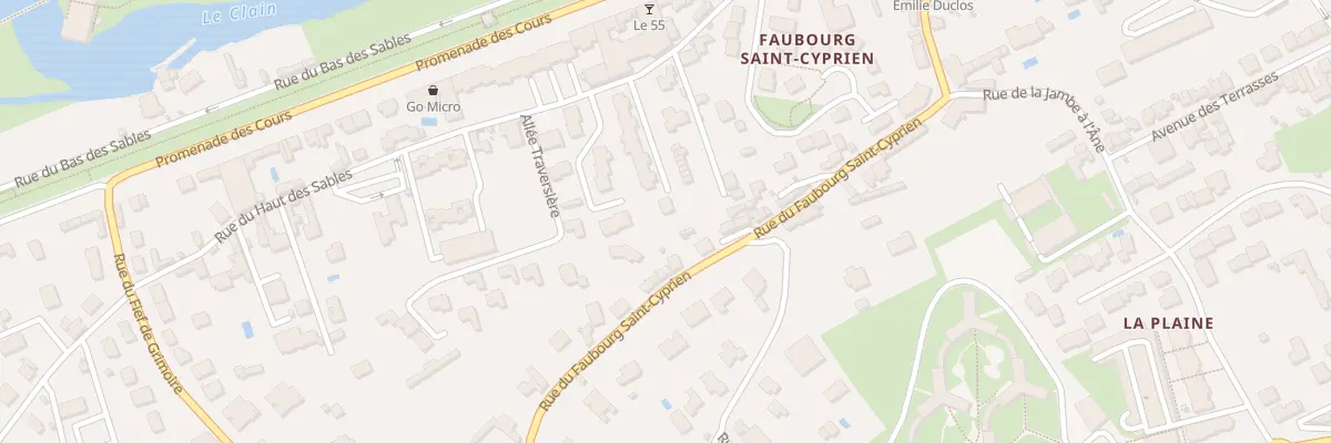 Plan du 18 Rue Francis Garnier à Poitiers