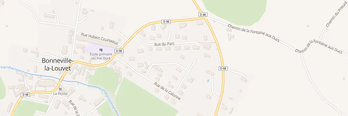 Plan du 5 Rue des Jonquilles à Bonneville-la-Louvet