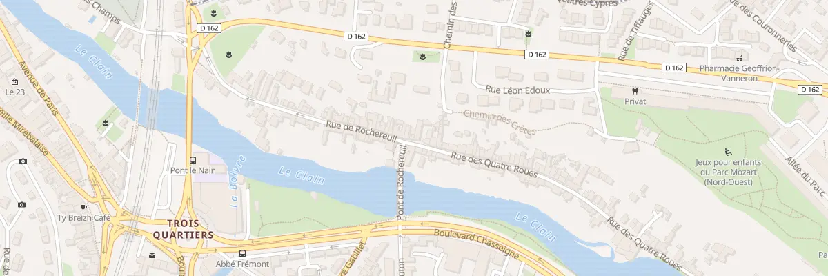 Plan du 3 Rue des 4 Roues à Poitiers