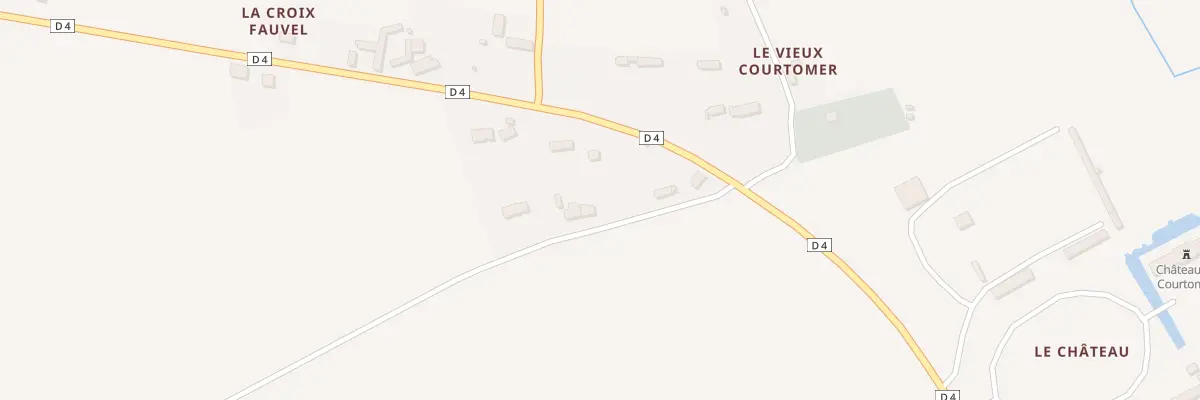 Plan du 108 Rte des Noës à Courtomer