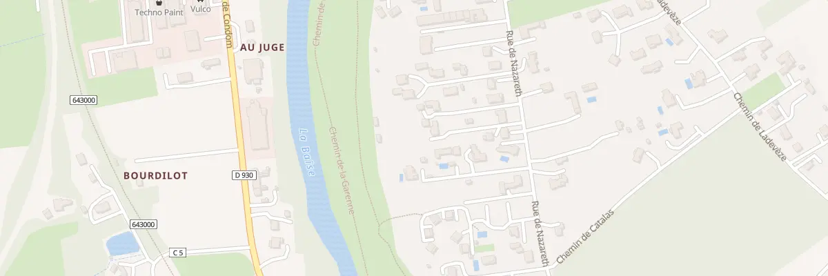 Plan du 90 Rue de Nazareth à Nérac