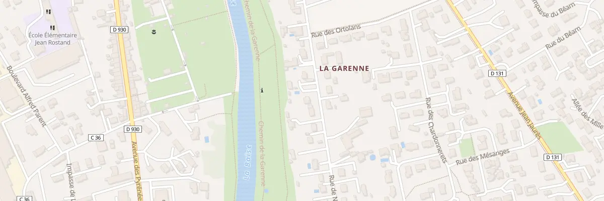 Plan du 36 Rue de Nazareth à Nérac