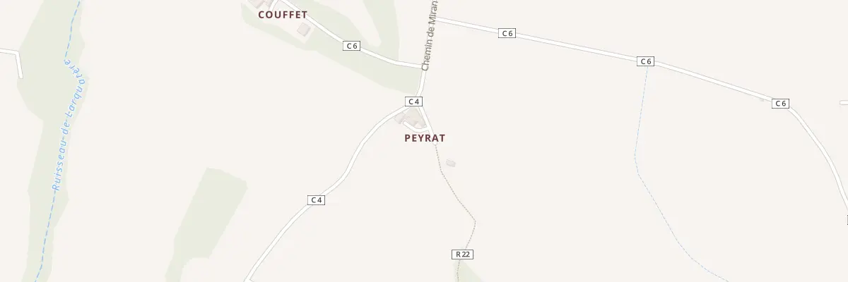 Plan du 5066 Peyrat à Rozès