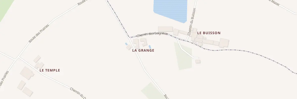 Plan du 133 Lagrange à Bertric-Burée