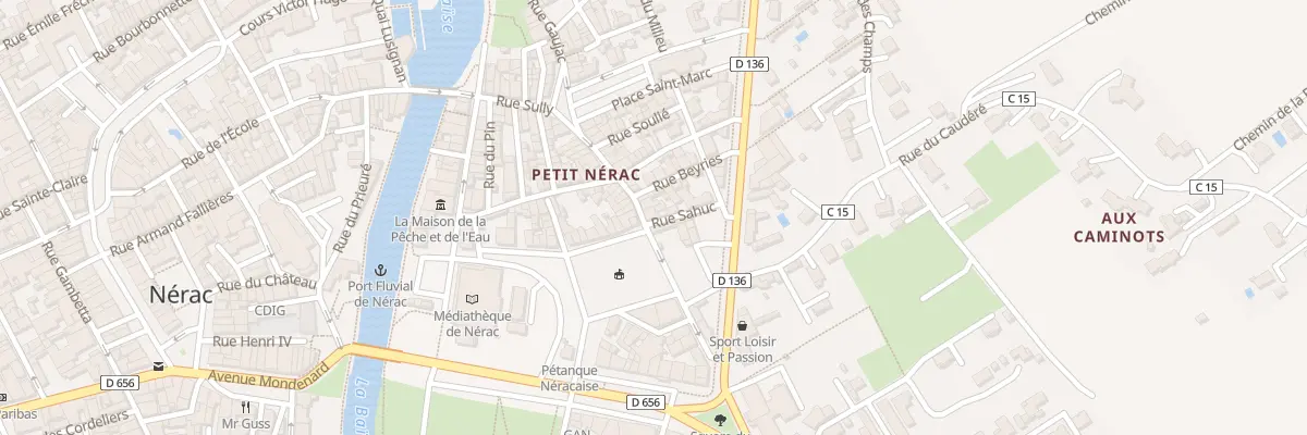 Plan du 6 Rue Saint-germain à Nérac
