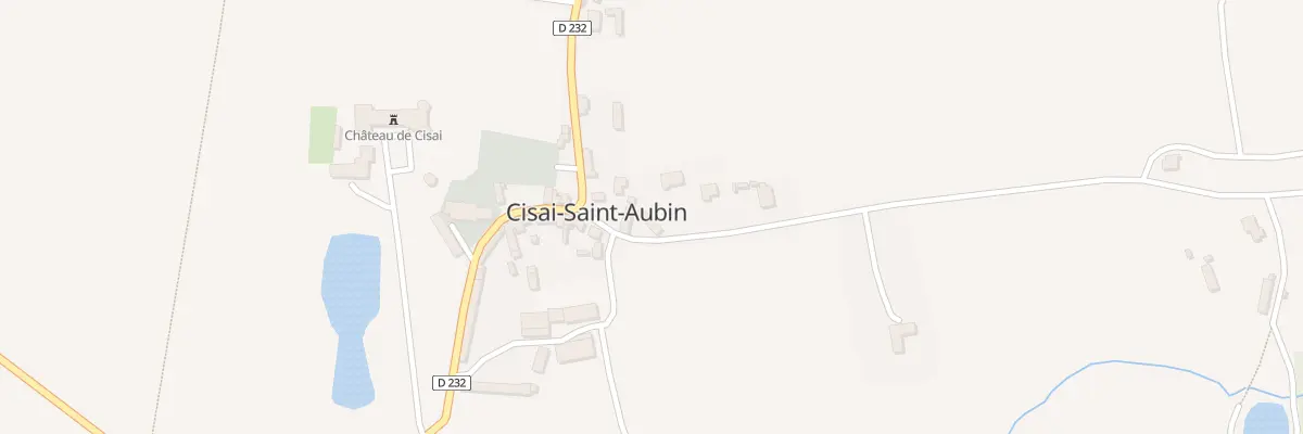 Plan du 1 Rue de la Mairie à Cisai-Saint-Aubin