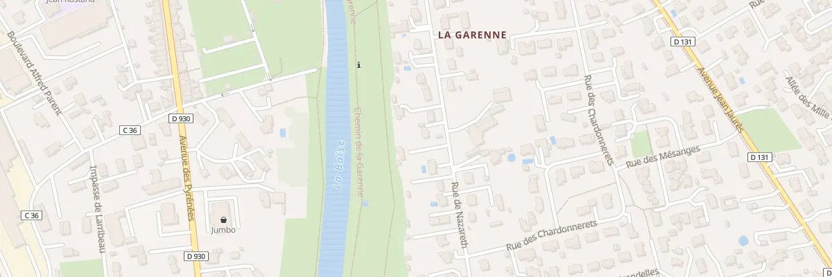 Plan du 44 Rue de Nazareth à Nérac