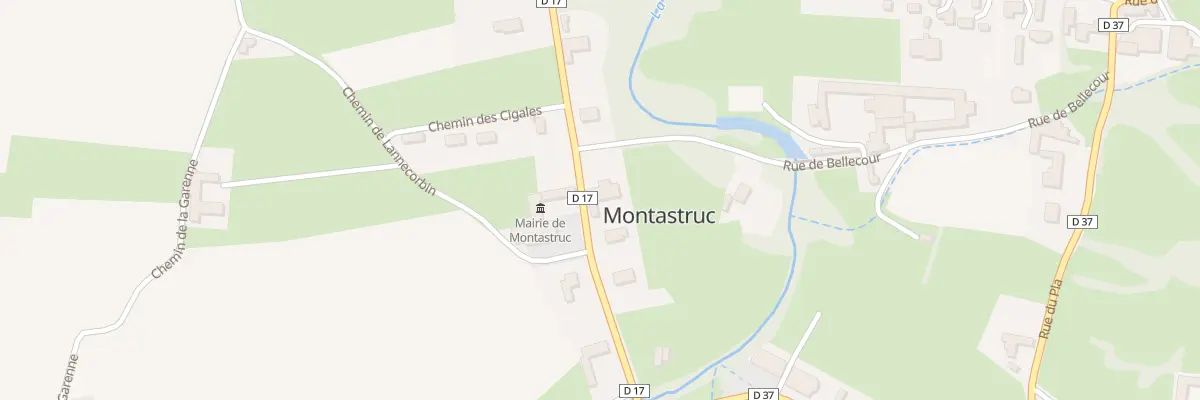 Plan du 2 Rue de l’Astarac à Montastruc