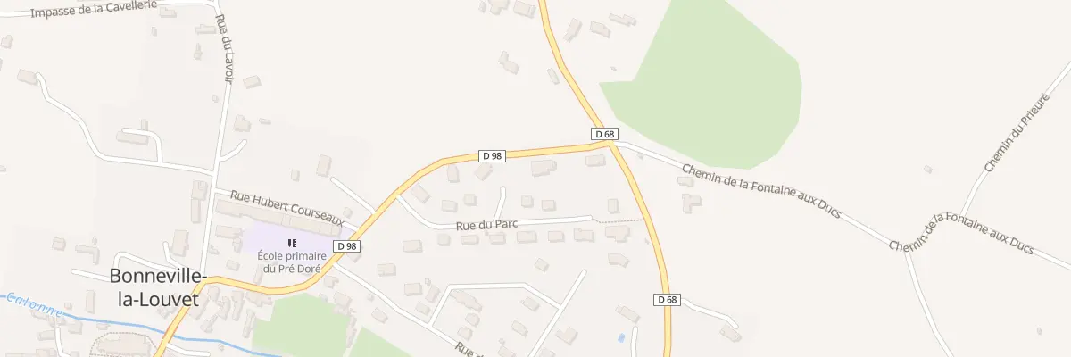 Plan du 26 Rue du Pré Doré à Bonneville-la-Louvet