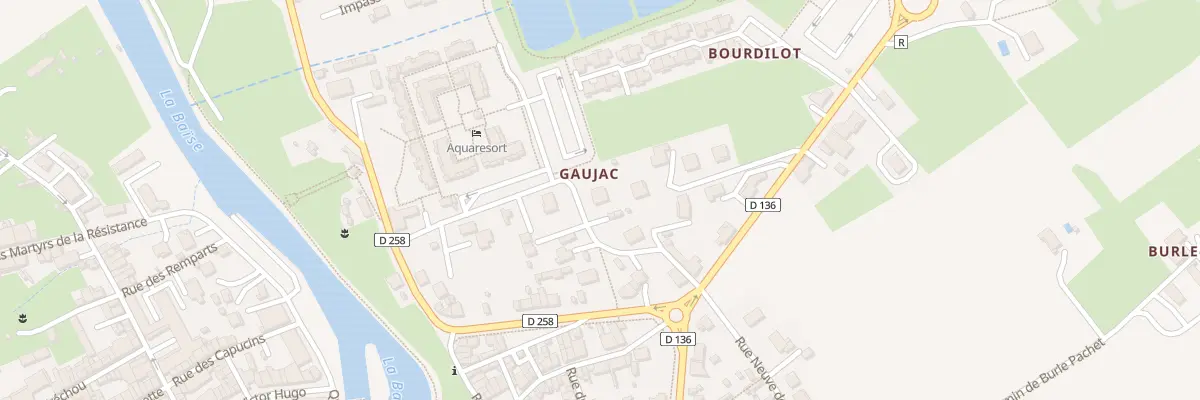 Plan du 9003 Rue de Bero Bisto à Nérac