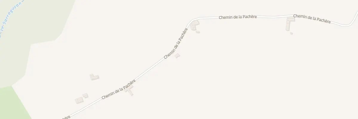 Plan du 5023A Le Berot à Sarraguzan