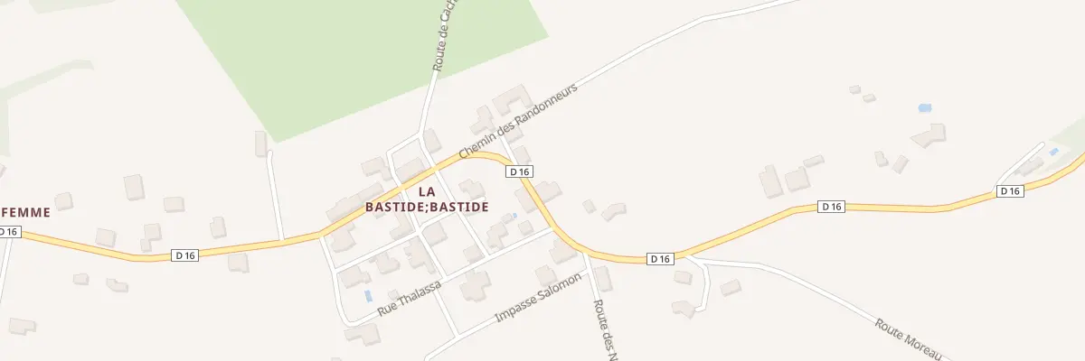 Plan du 41 La Bastide à Monestier