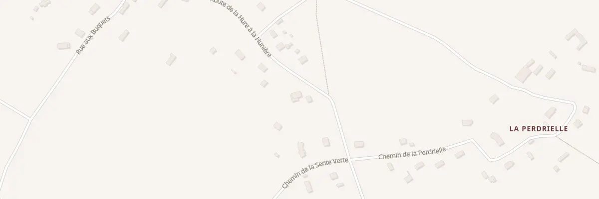 Plan du 1735 Rte de la Hure a la Huniere au Pin