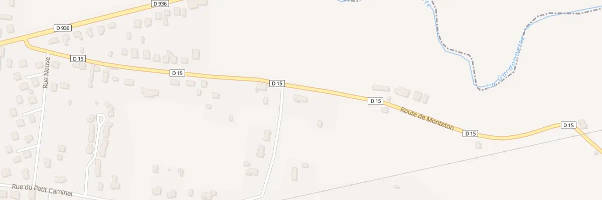 Plan du 143 Monteton Est à Gardonne