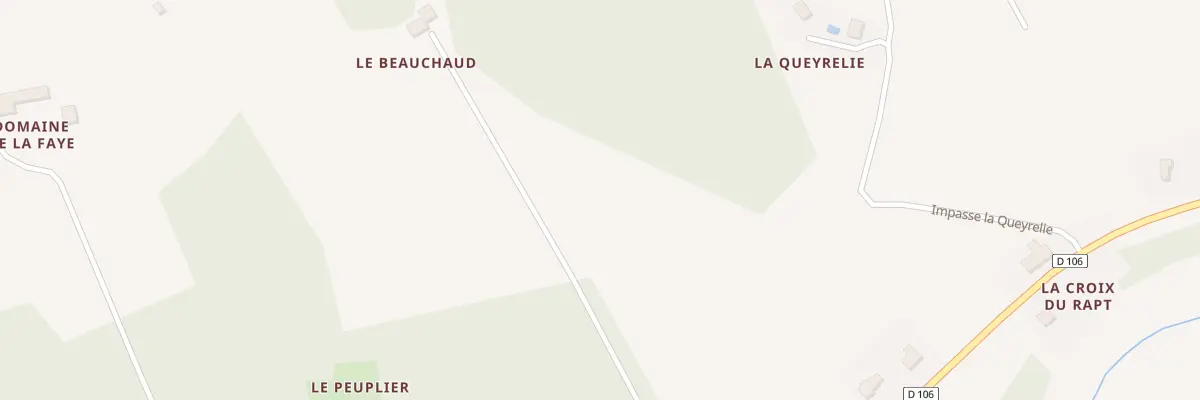 Plan du 164 Lafaye à Bertric-Burée