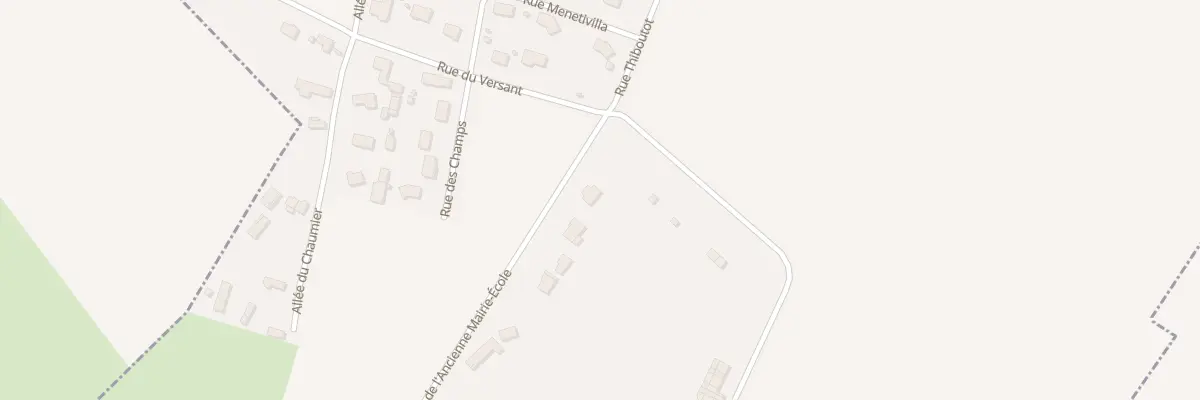 Plan du 25 Rue de l’Ancienne Mairie Ecole à Maniquerville