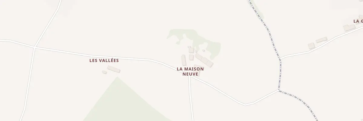 Plan du 1 La Maison Neuve à Genouillé