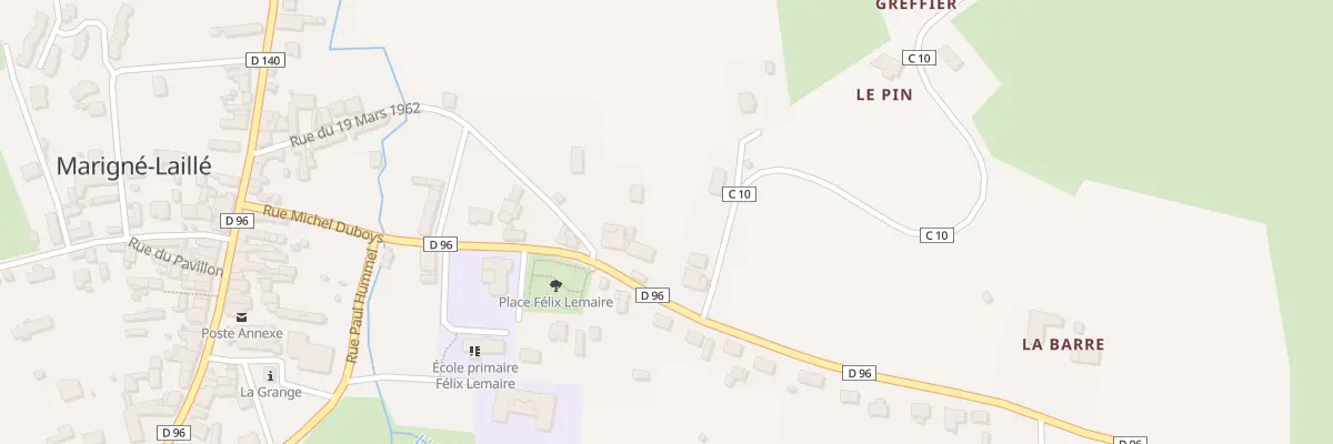 Plan du 17 Rue Michel Duboys à Marigné-Laillé