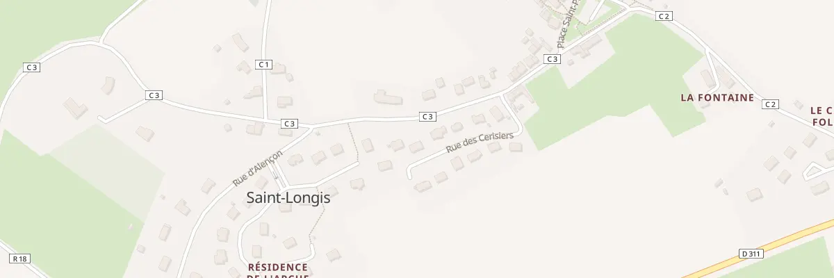 Plan du 8 Rue des Cerisiers à Saint-Longis