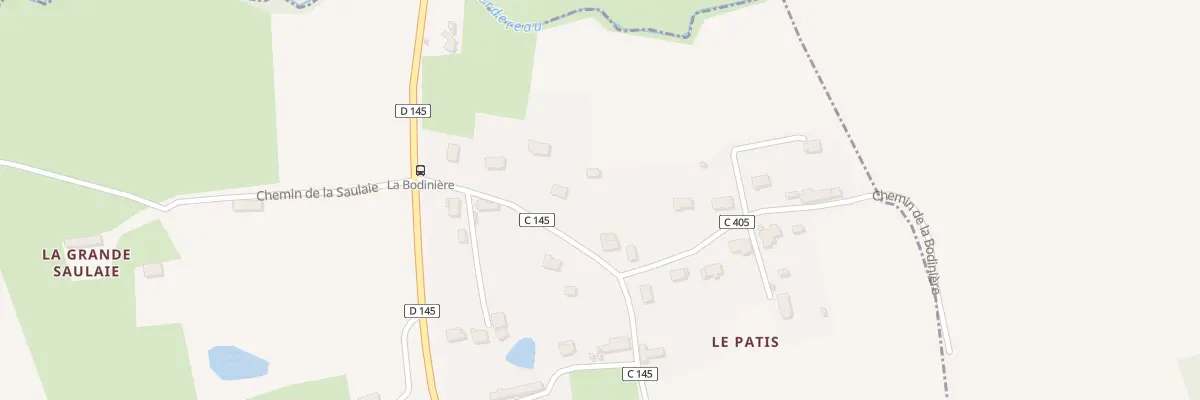 Plan du 119 Rte de la Bodiniere à Fatines