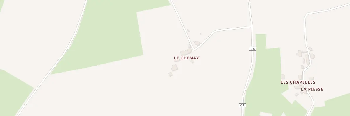 Plan du 5094A Le Chenay à La Bruère-sur-Loir
