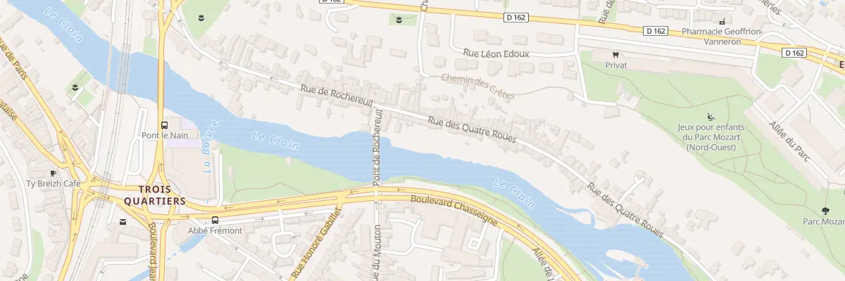 Plan du 14 Rue des 4 Roues à Poitiers