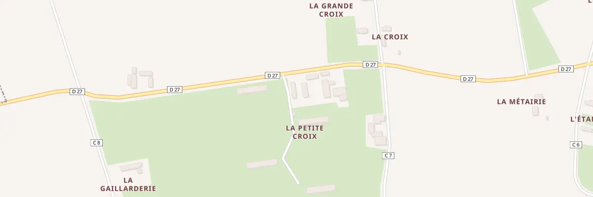 Plan du 3 La Petite Croix à Avesnes-en-Saosnois