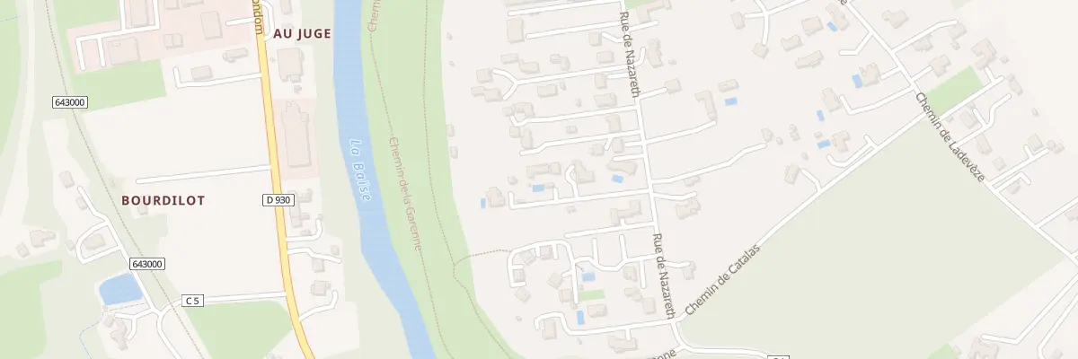 Plan du 94B Rue de Nazareth à Nérac