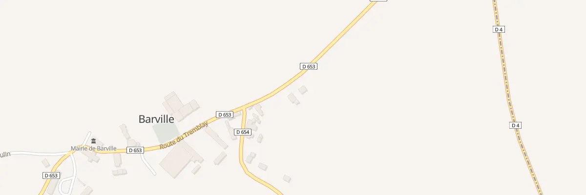 Plan du 44 Le Tremblaye à Barville