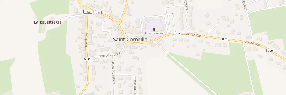 Plan du 41 Grande rue à Saint-Corneille