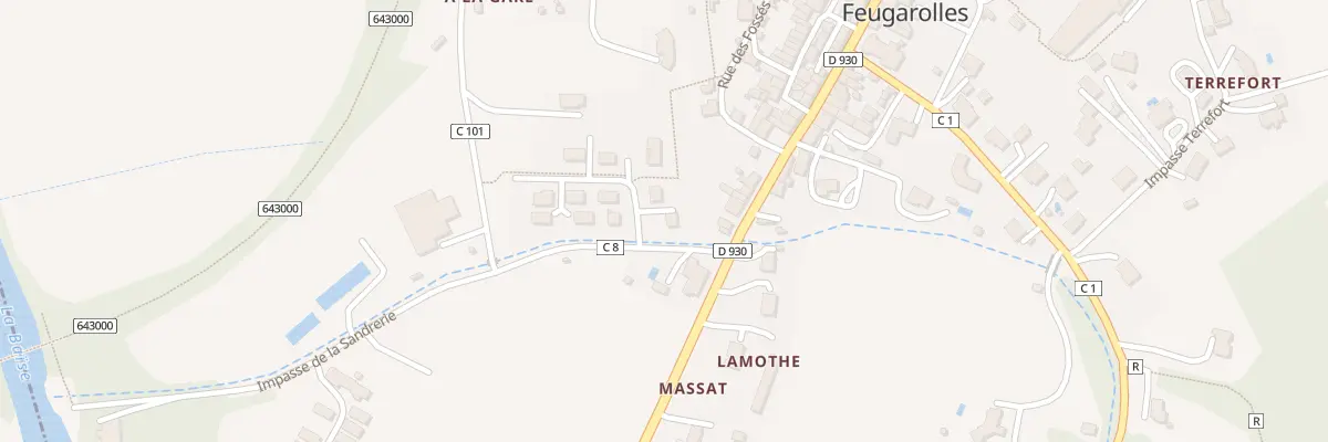 Plan du 26 Imp Les Fougères à Feugarolles