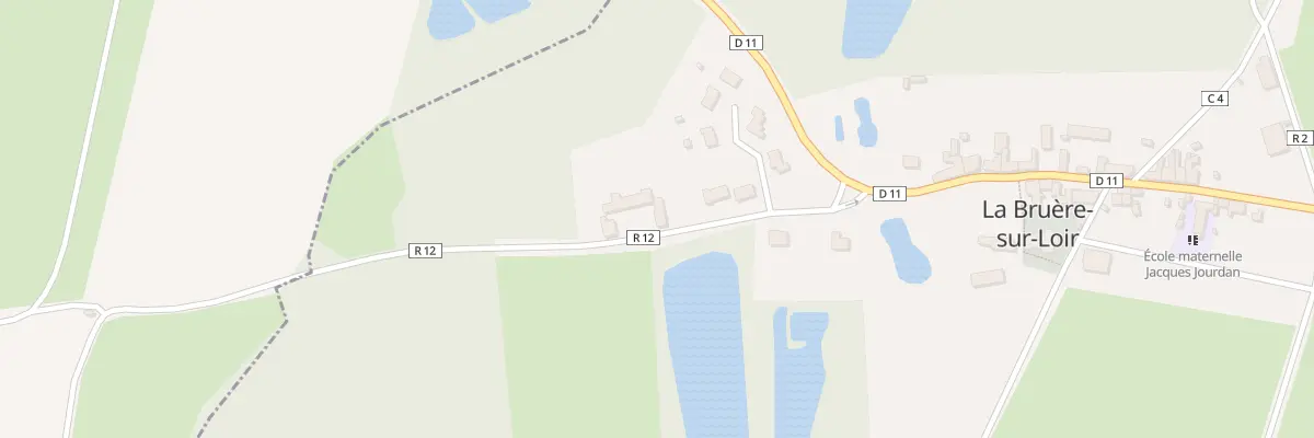 Plan du 2 Che de la Retaudiere à La Bruère-sur-Loir