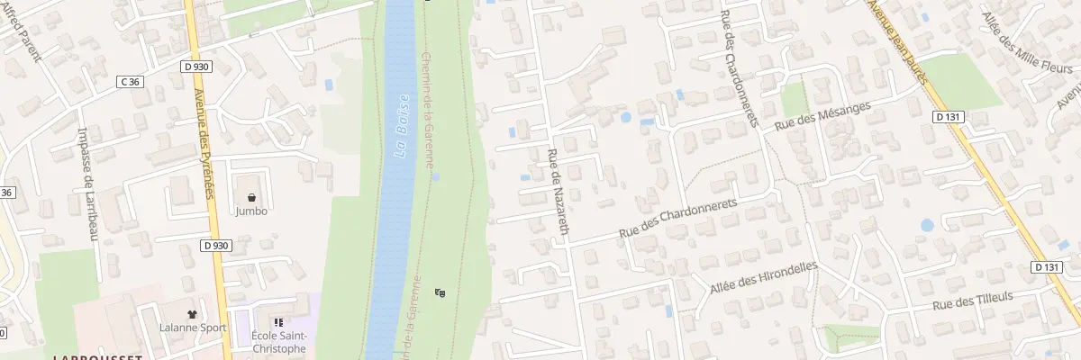 Plan du 52 Rue de Nazareth à Nérac
