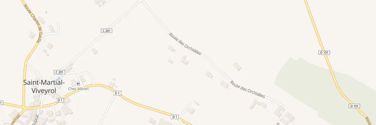 Plan du 471 Rte des Orchidées à Saint-Martial-Viveyrol