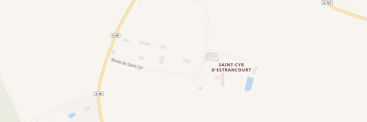 Plan du 5000 Saint Cyr d’Etrancourt à Avernes-Saint-Gourgon