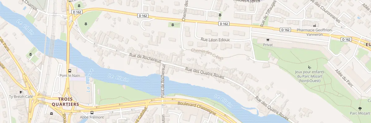 Plan du 15 Rue des 4 Roues à Poitiers