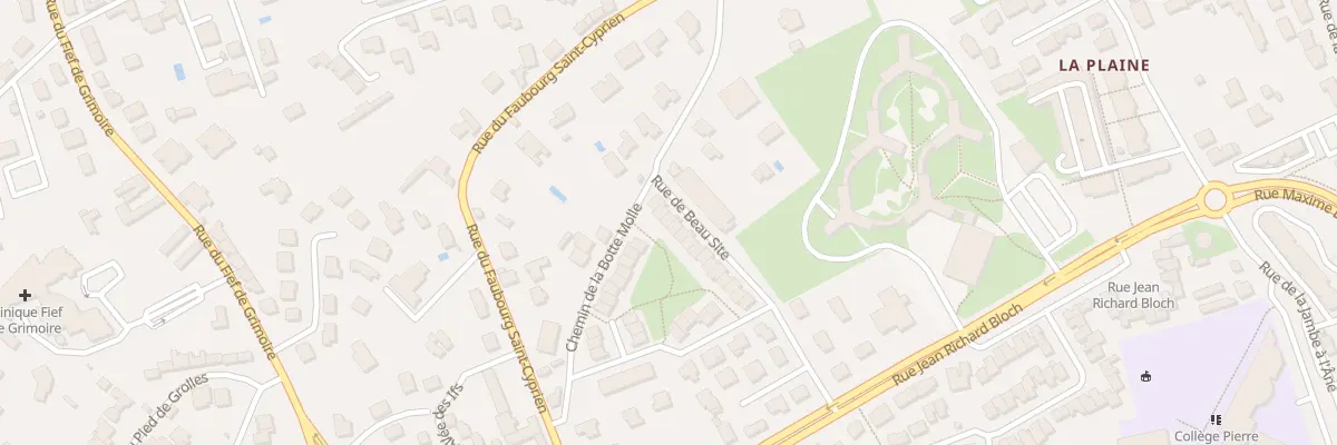 Plan du 6 Rue de Beau Site à Poitiers
