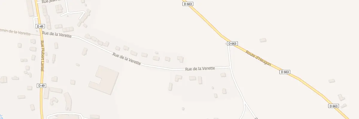 Plan du 39 Rue de la Vérette à Sap-en-Auge