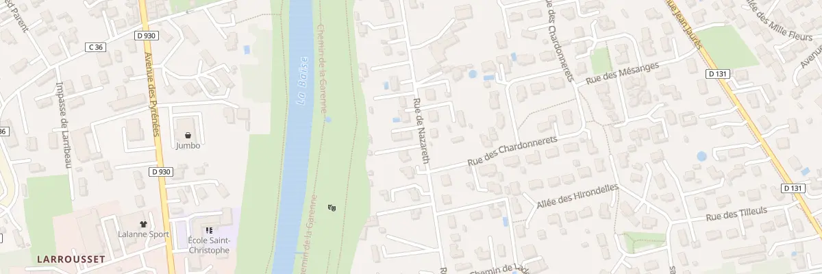 Plan du 54 Rue de Nazareth à Nérac