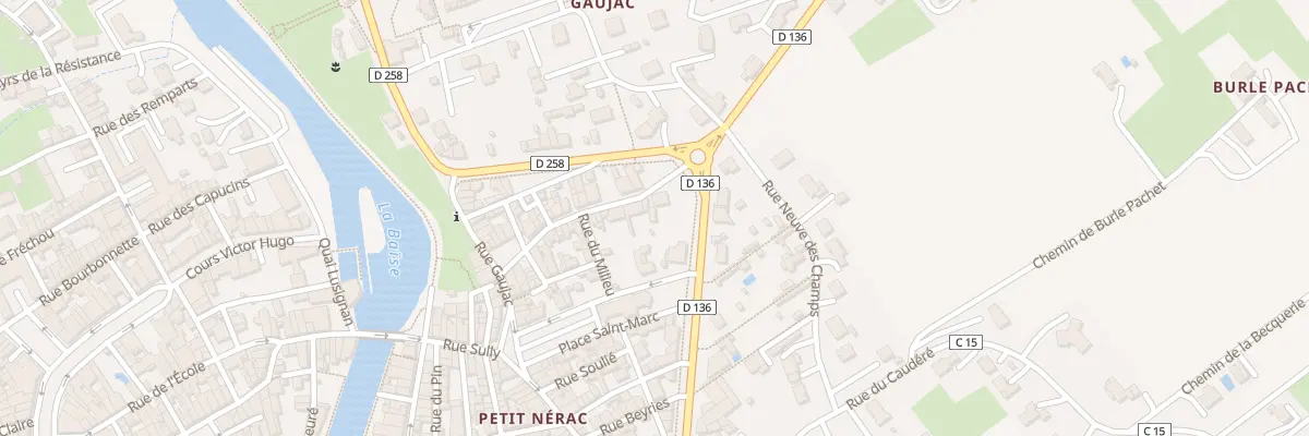 Plan du 24 Rue Andre Garbay à Nérac