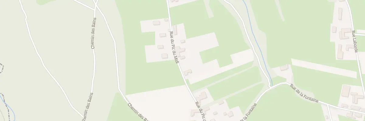 Plan du 242 Rue du Pic du Midi à Lagrange