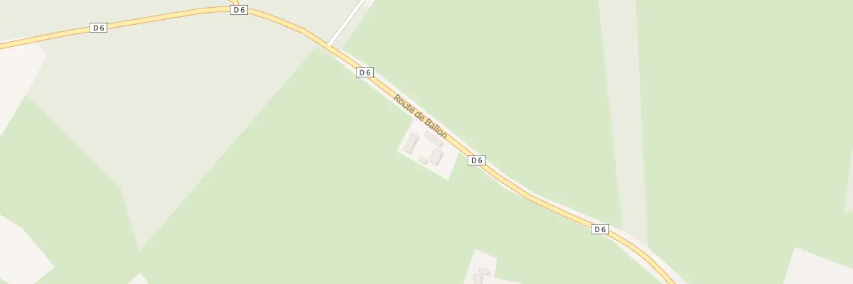 Plan du 321 Rte de Ballon à Courcemont