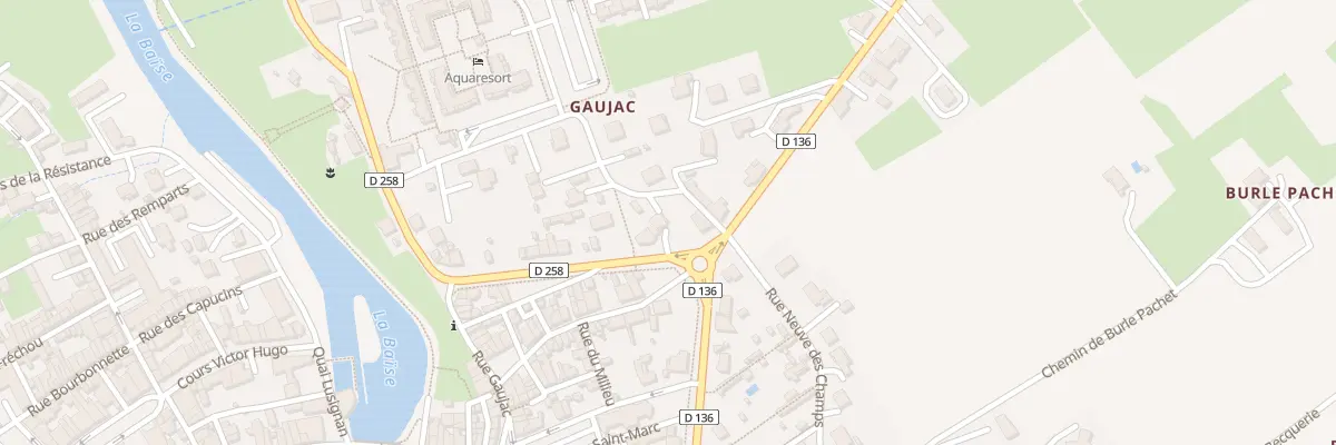 Plan du 25 Bd de Gaujac à Nérac