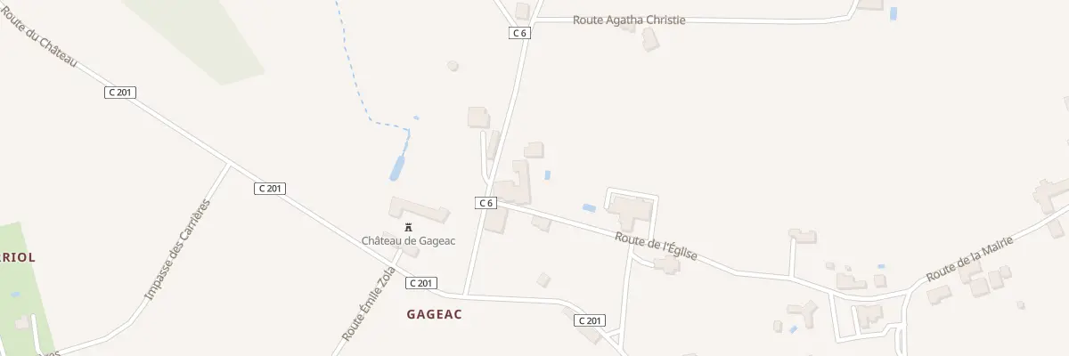 Plan du 138 Rte Jean de la Fontaine à Gageac-et-Rouillac
