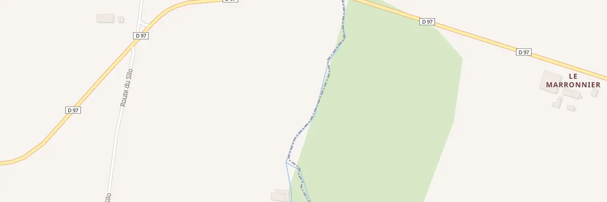 Plan du 1329 Rte du Silo à Saint-Martial-Viveyrol