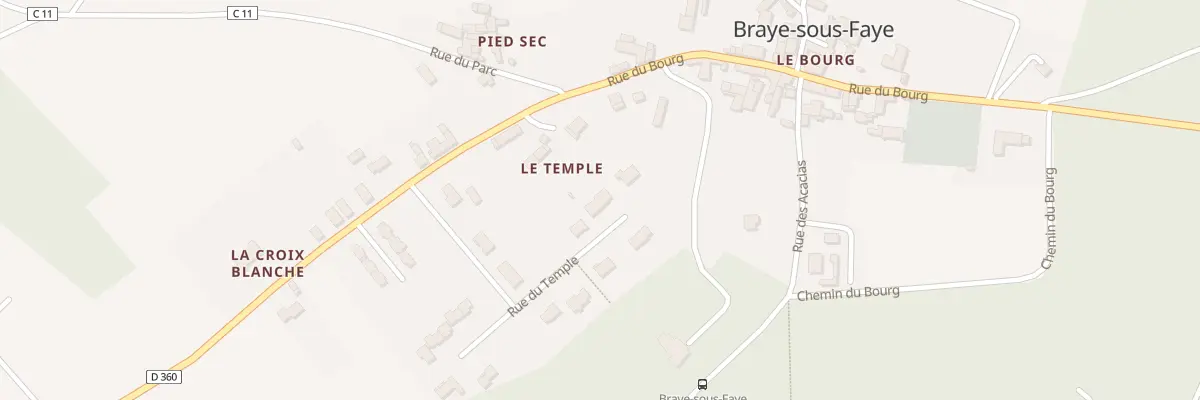 Plan du 11 Rue du Temple à Braye-sous-Faye