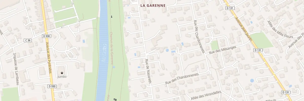 Plan du 43 Rue de Nazareth à Nérac