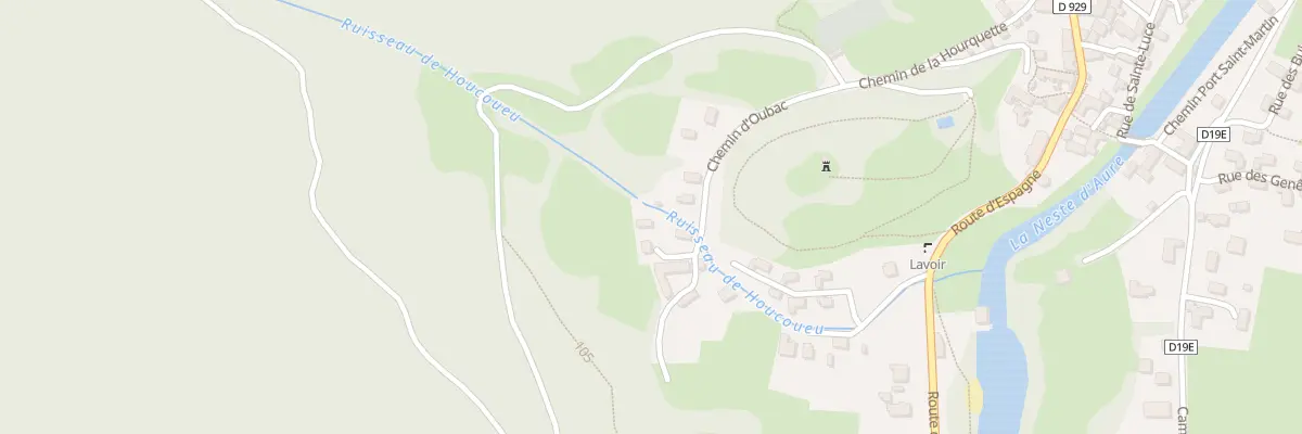 Plan du 1 Imp de l’Oubac à Cadéac